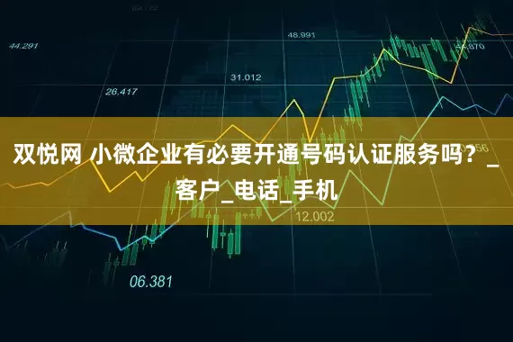 双悦网 小微企业有必要开通号码认证服务吗？_客户_电话_手机